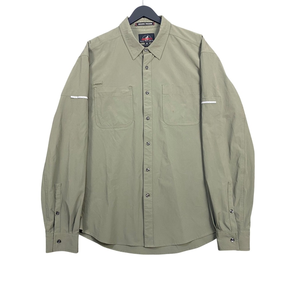 Gramicci Vented Performance Shirt Mens XL‎ Green Gorpcore Hiking